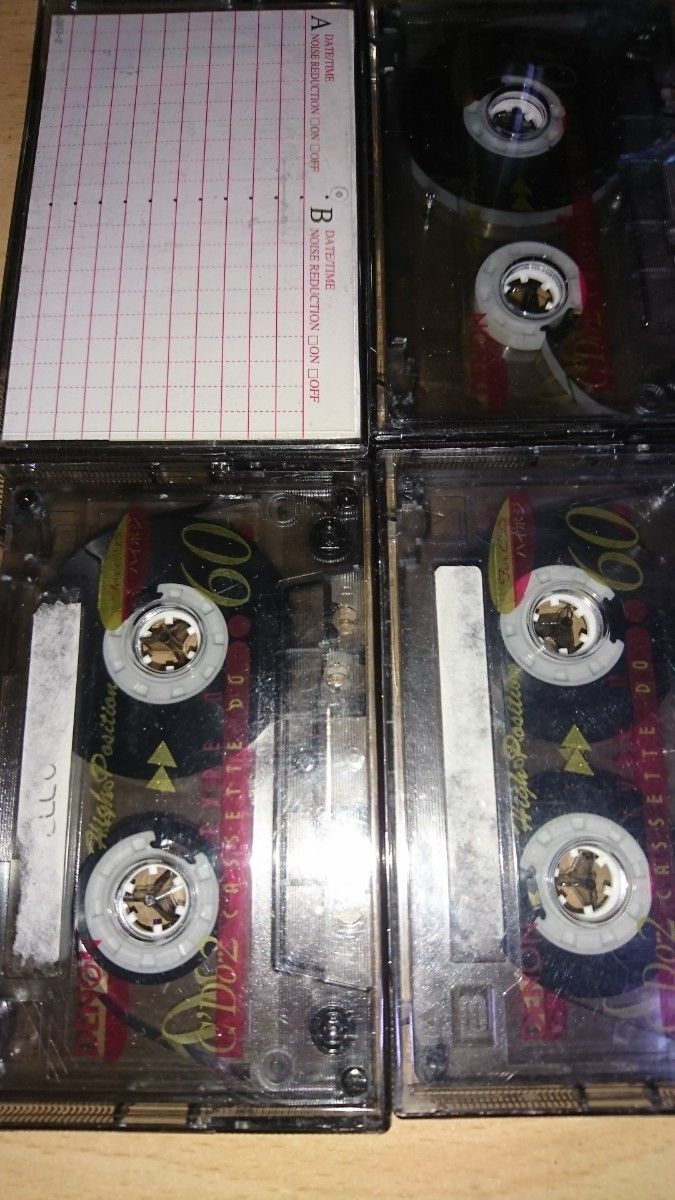 カセットテープ DENON ジャンク品 ４本