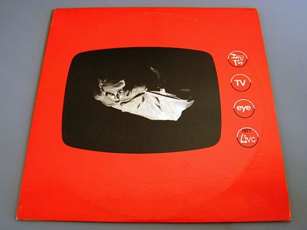 Iggy Pop TV Eye 1977 Live 1978 US ORG.LP + Внутренний рукав Первый черный лейбл Арфа с гравировкой Игги Поп с внутренними рукавами