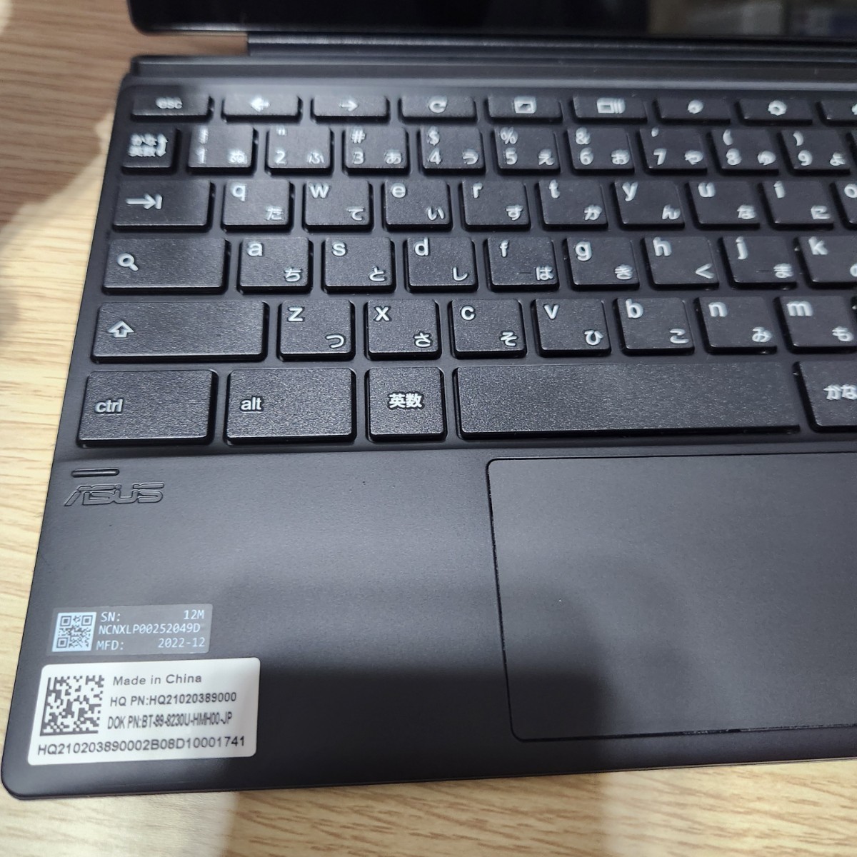 ASUS 10.5型 タブレットパソコン Chromebook Detachable CM3(4GB/ 128GB) CM3000DVA-HT0019 動作確認済み 一部訳あり_画像8