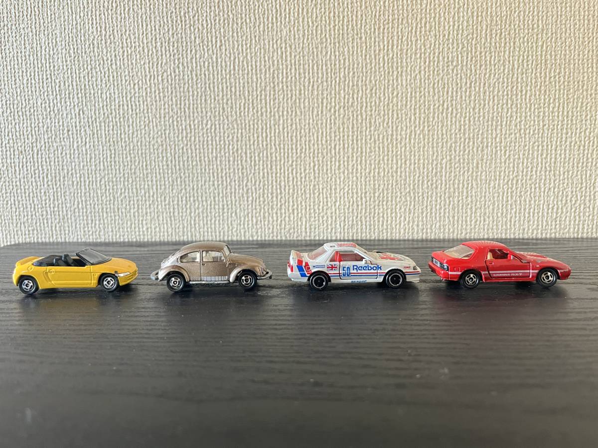 トミカ Reebok SKY LINE GTR BEAT RX-7 VOLKS ヴィンテージ　レア　ミニカー　コレクション　TOMICA MAJORETTE マジョレット　当時物_画像3