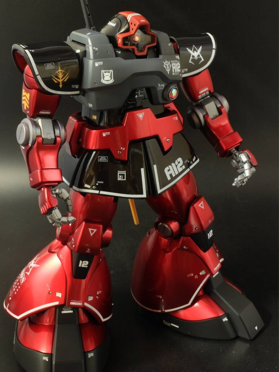 感謝価格】 MG リックドムver2.0 シャア専用キャンディ塗装完成品 完成