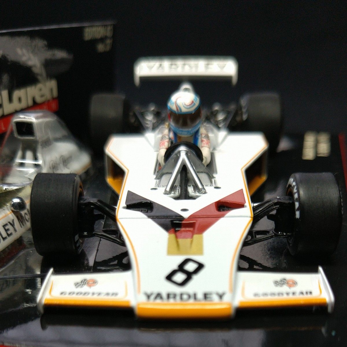 ミニカー 1/43 ミニチャンプス McLAREN FORD M23 P.REVSON 1973