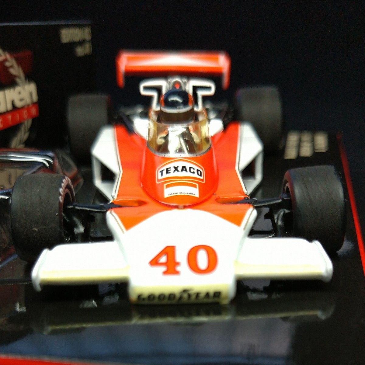 ミニカー 1/43 ミニチャンプス McLAREN FORD M23 BRITISH GP 1977 G.VILLENEUVE