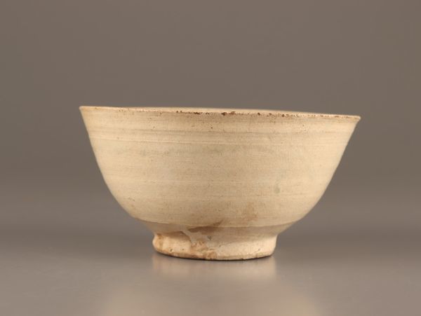 古美術 朝鮮古陶磁器 李朝 粉引 茶碗 時代物 極上品 初だし品 C4130_画像3
