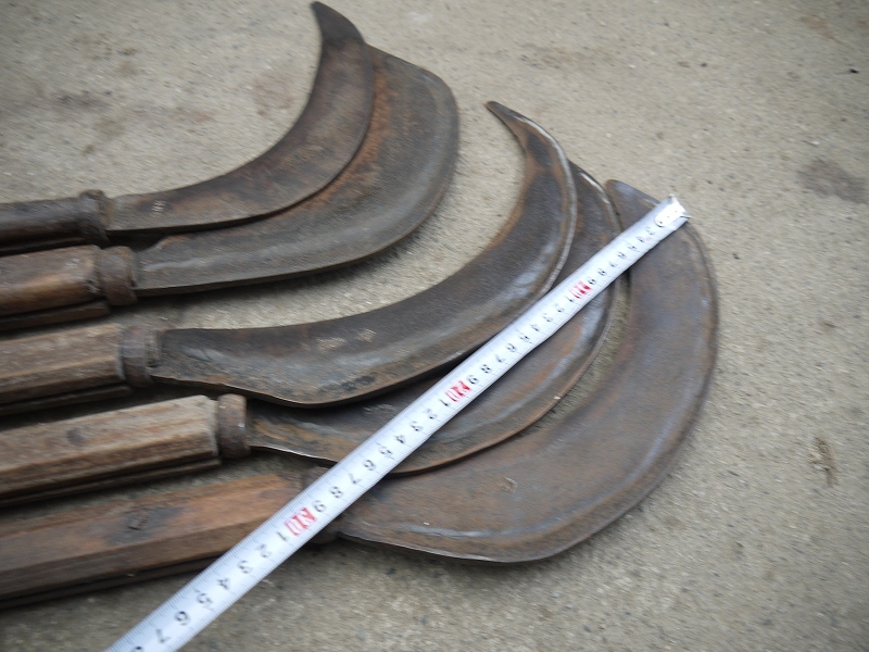[USED]. industry structure . for undergrowth . large sickle 5 pcs set 