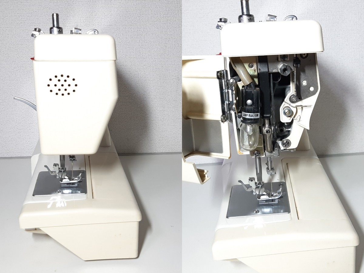 MERRITT シンガーミシン メリット 電動ミシン SR-120B レトロ 動作品_画像6