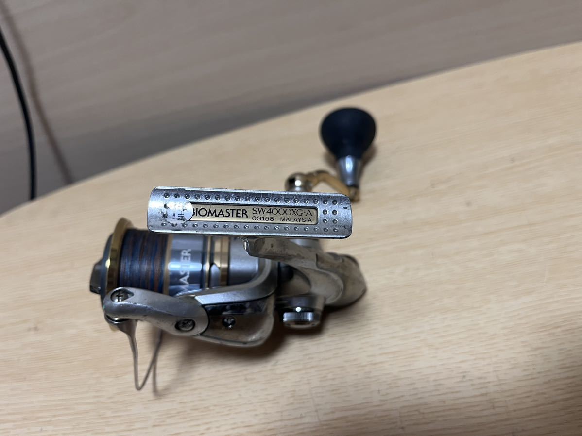 SHIMANO BIOMASTER SW 4000XG-A スピニングリール シマノ バイオマスター 動作品_画像3