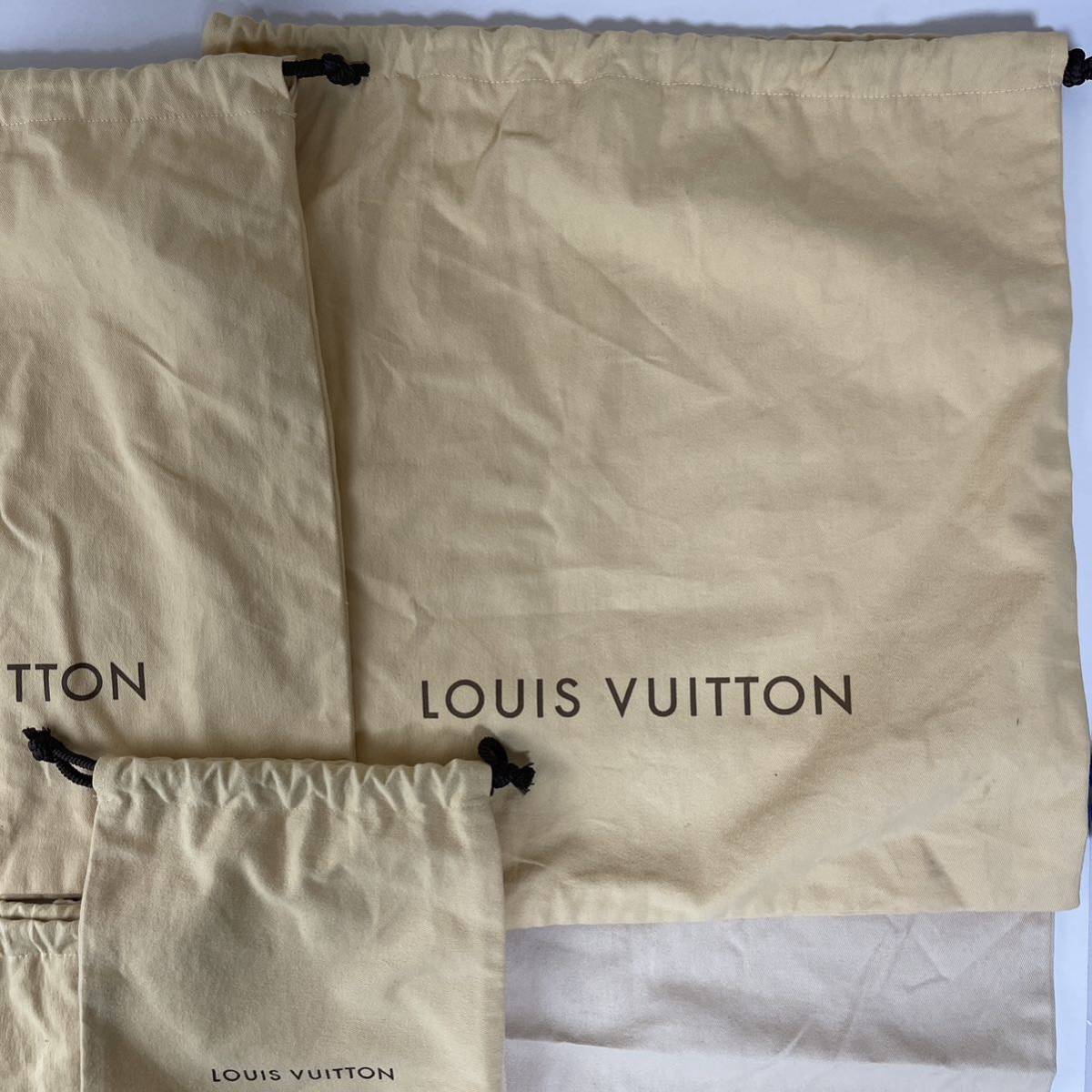 1円〜 まとめ売り 9点 LOUIS VUITTON ルイヴィトン 保存袋 布袋 保護袋 収納袋 ブランド シューズ用 小物用 等_画像2