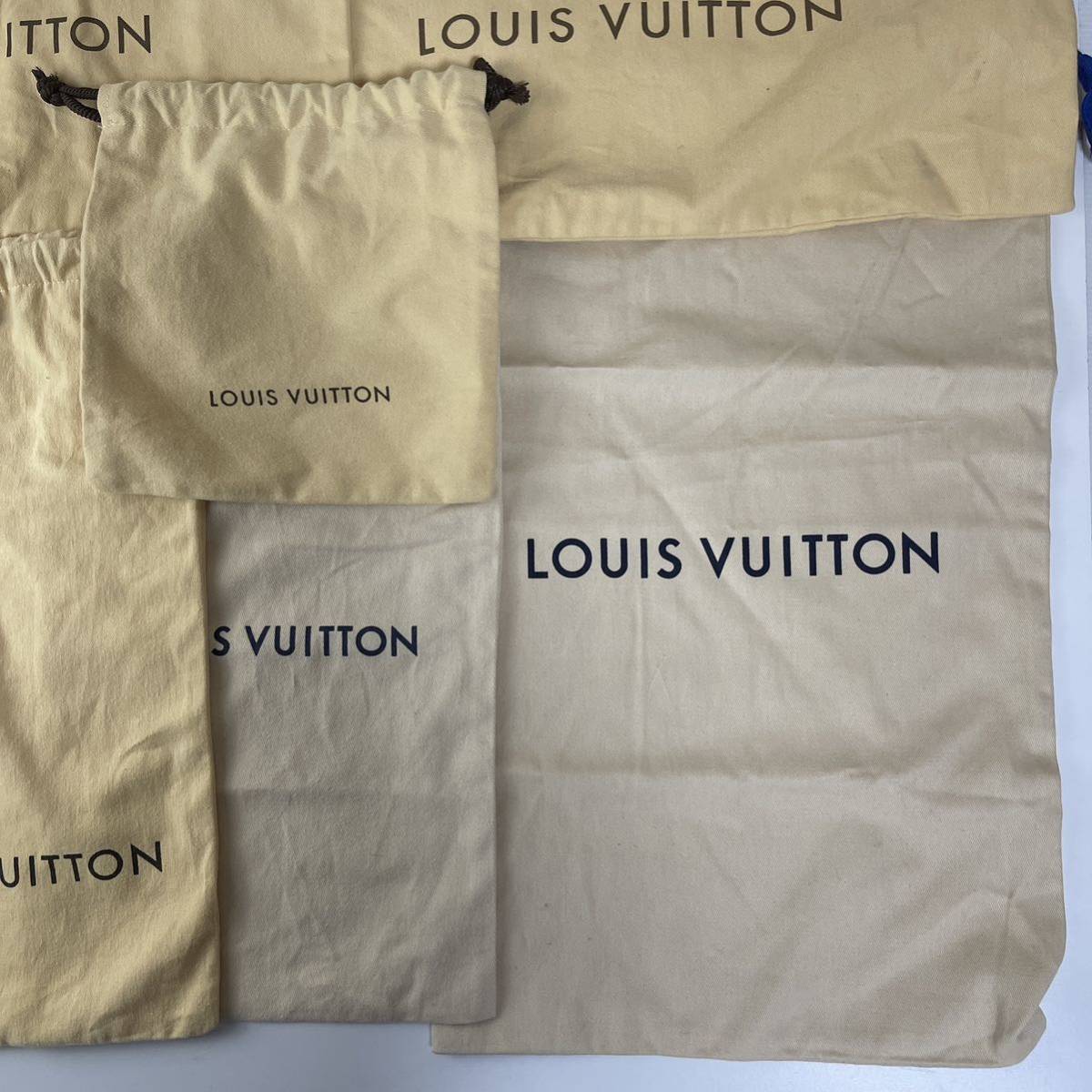 1円〜 まとめ売り 9点 LOUIS VUITTON ルイヴィトン 保存袋 布袋 保護袋 収納袋 ブランド シューズ用 小物用 等_画像5