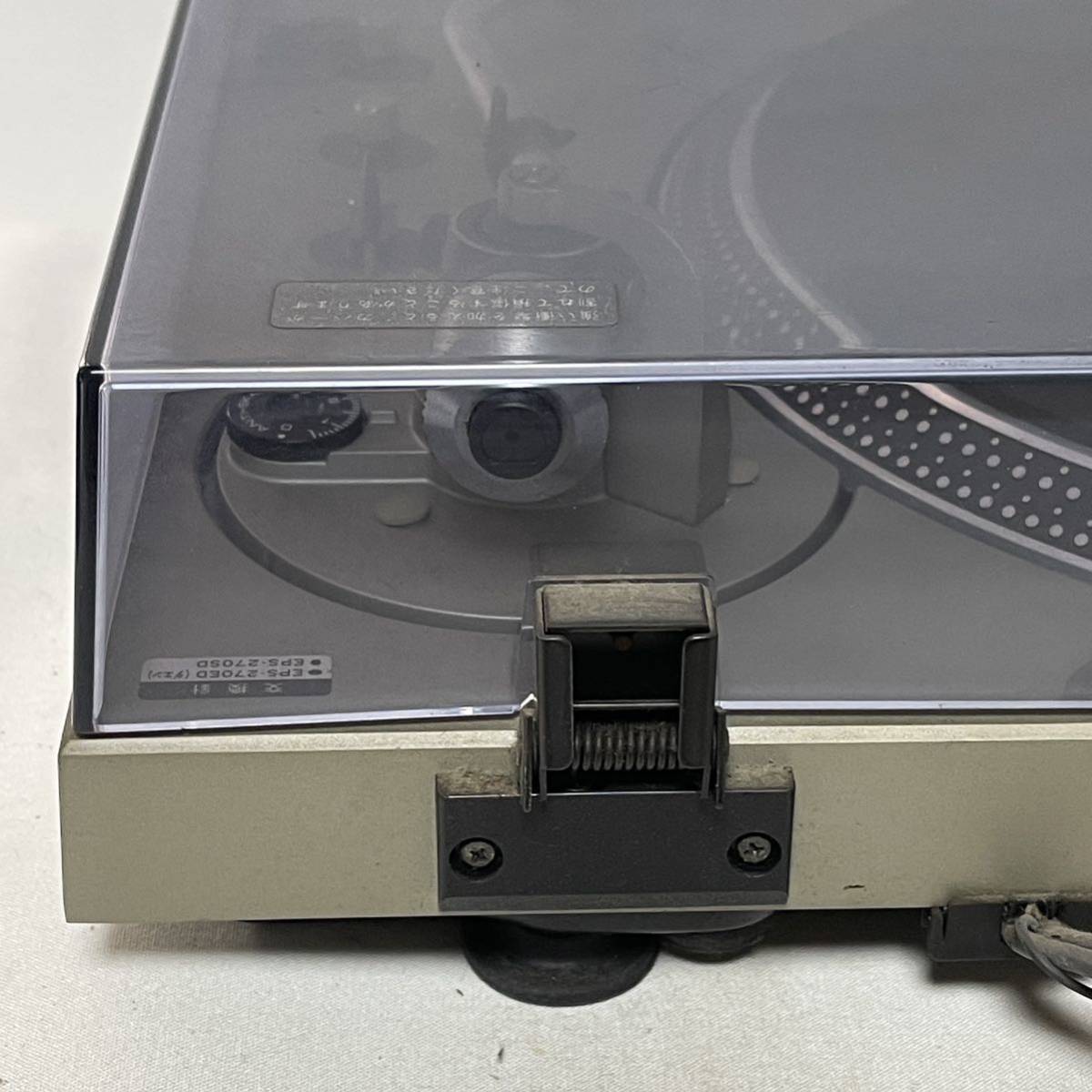 1円〜 難あり品 Technics テクニクス SL-1600 レコードプレーヤー ターンテーブル 回転◯ 音出し◯ カートリッジ◯ オートマチック△_画像7