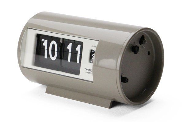 IZ46540S★Twemco Alarm Clock #AP-28 “Gray” グレー 置き時計 クロック インダストリアル アラーム 目覚まし時計 時計_画像1