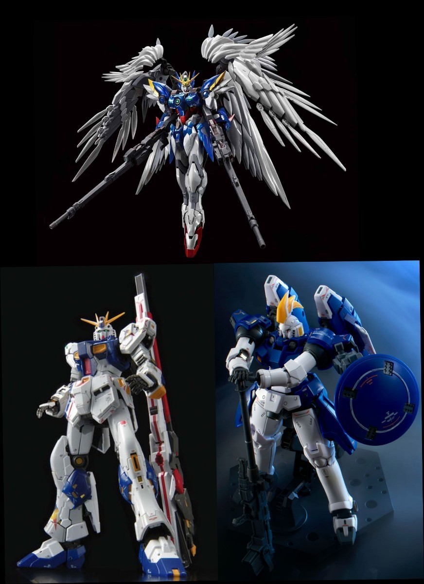 ハイレゾリューションモデル ウイングガンダムゼロ EW & RG RX-93ff νガンダム & RG トールギスII
