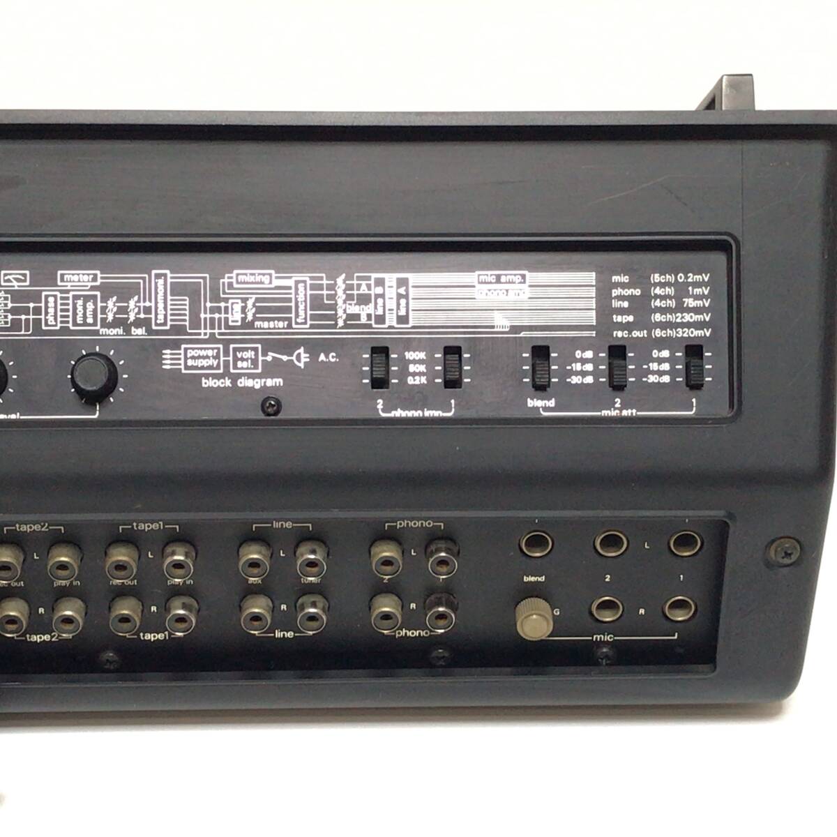 稀少 極美品 Nakamichi ナカミチ 610 プリアンプ 動作確認済み。 即決のみ動作保証の画像5