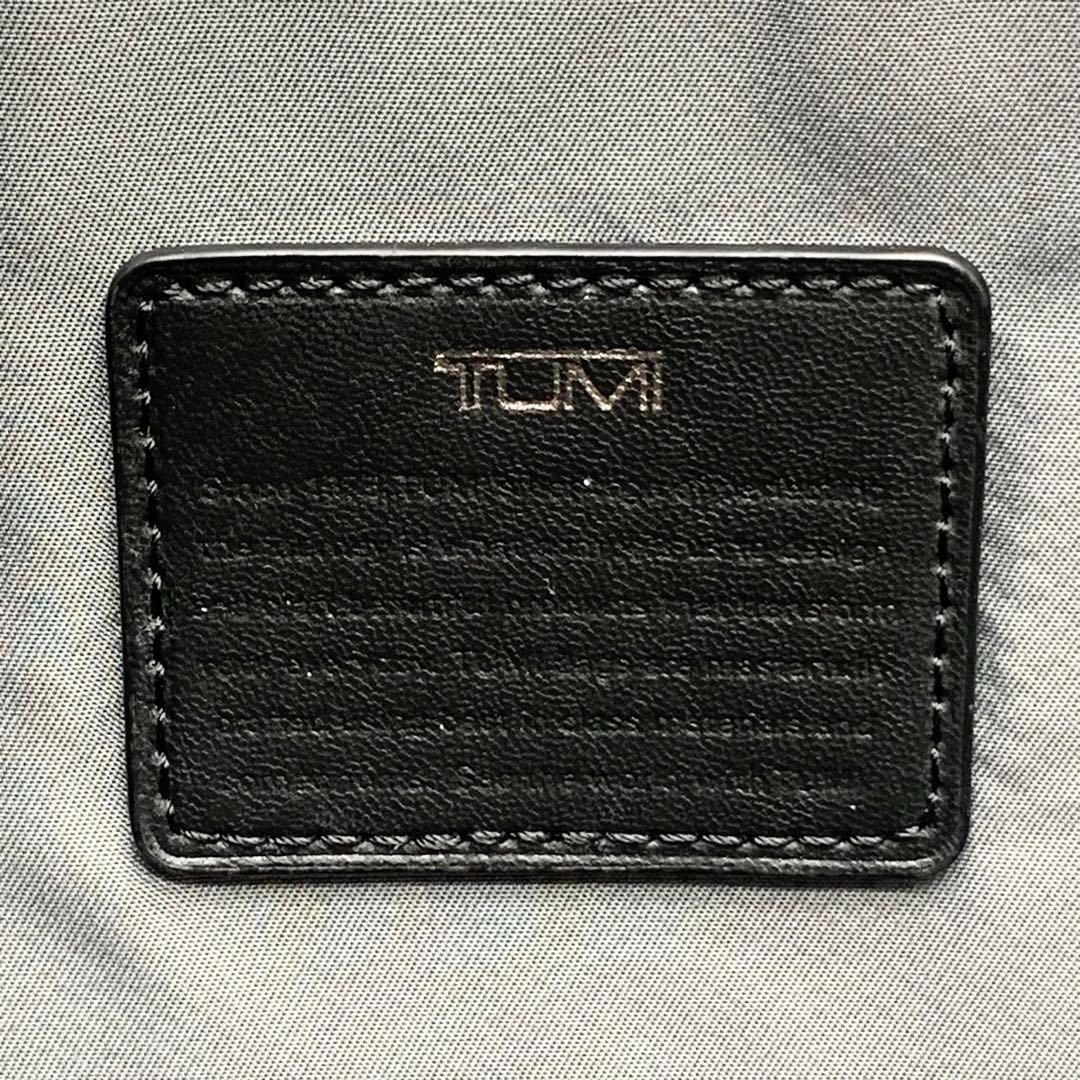 1円【未使用保管品】TUMI トゥミ フォックスウッド オールレザー リュック ビジネスバッグ バックパック ブラック 黒 A4収納 メンズ シボ革_画像5