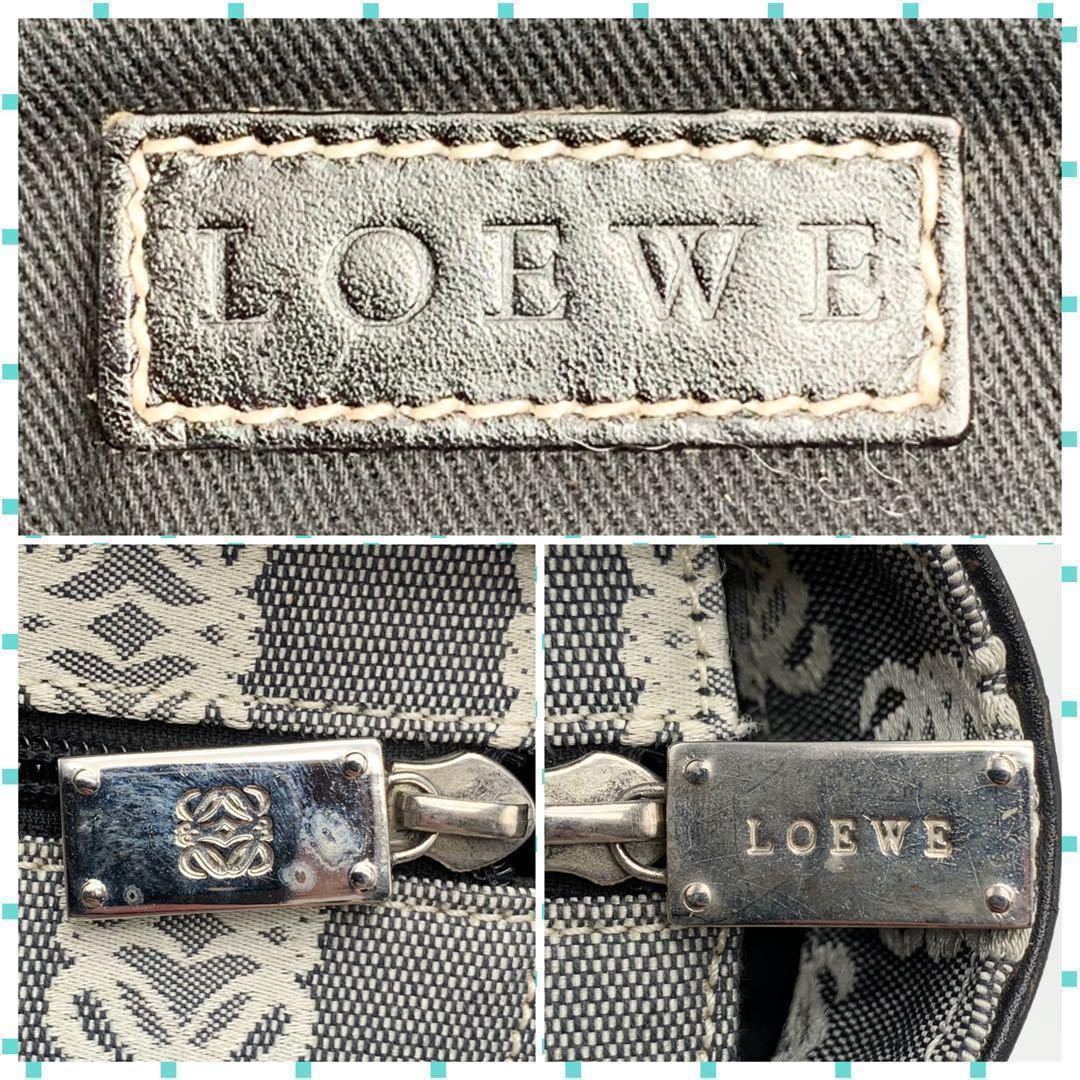 1円【入手困難品】LOEWE ロエベ リピートアナグラム アナグラム トートバッグショルダーバッグ ビジネスバッグ A4収納 肩掛け キャンバス_画像6