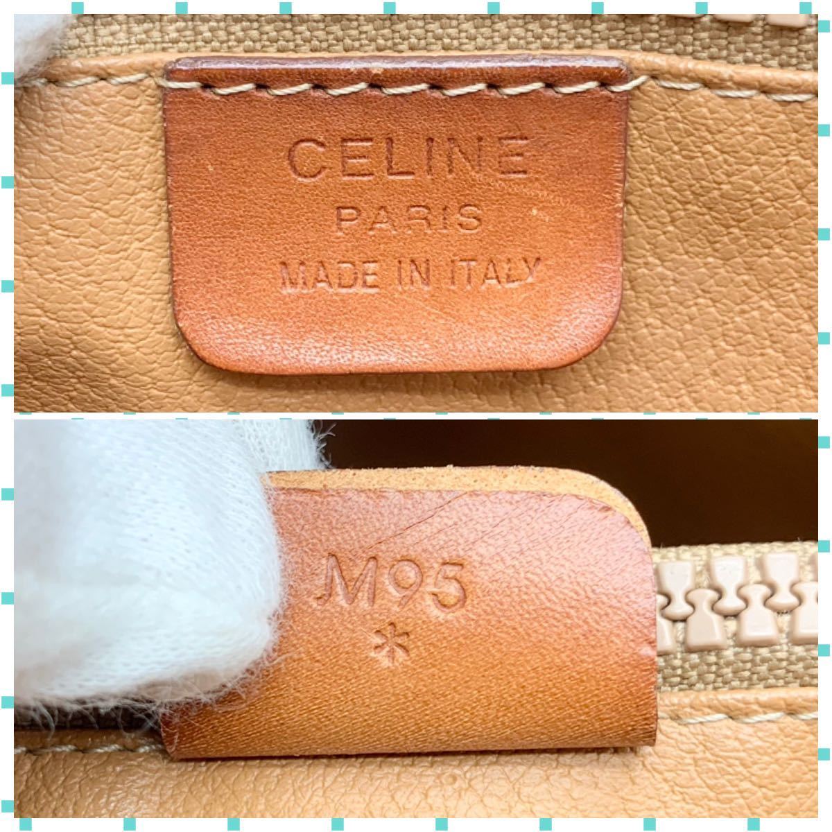 1円〜【廃盤 入手困難品】CELINE セリーヌ M95 バケツ型 マカダム トートバッグ ショルダーバッグ ハンドバッグ 肩掛け 手提げ トリオンフ _画像6