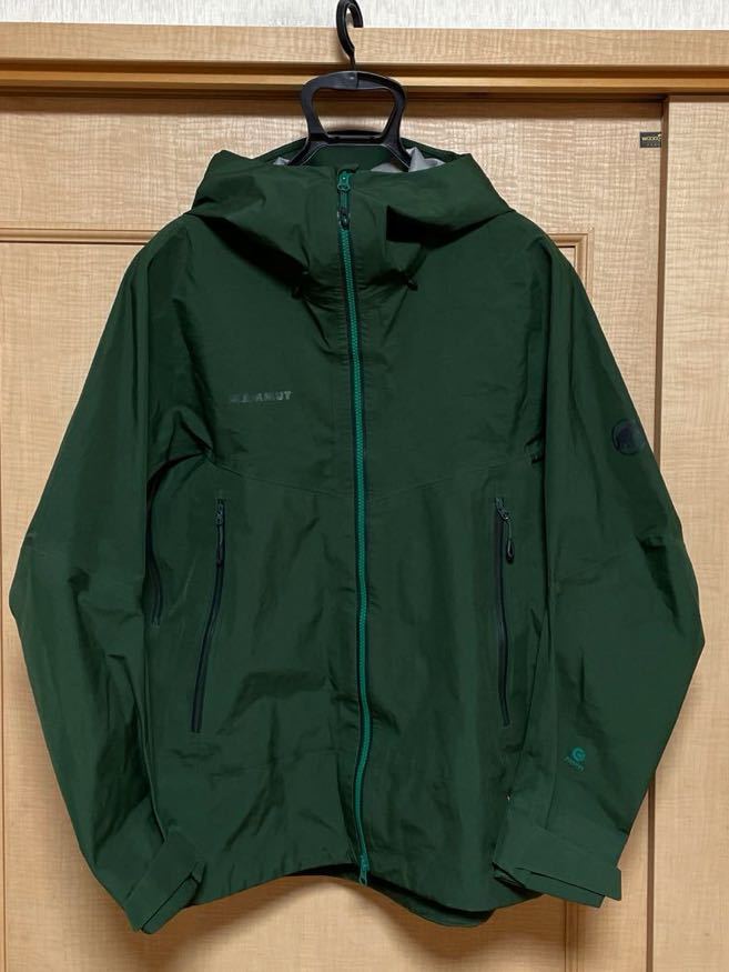 【美品】マムート ゴアテックス マウンテンパーカー Crater HS Hooded Jacket asia L_画像1