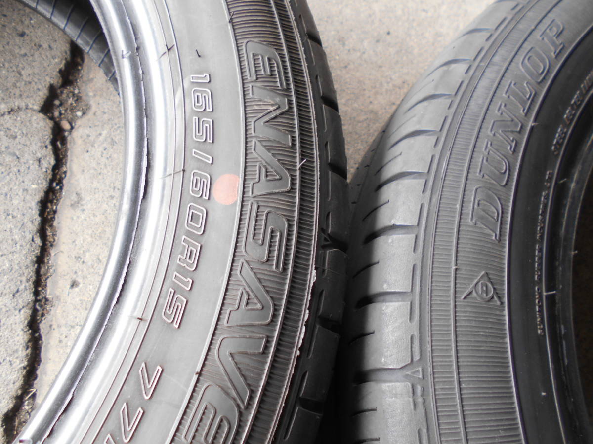 K550 165/60R15 165/60-15 165-60-15 中古2本 ENASAVE EC300+の画像8