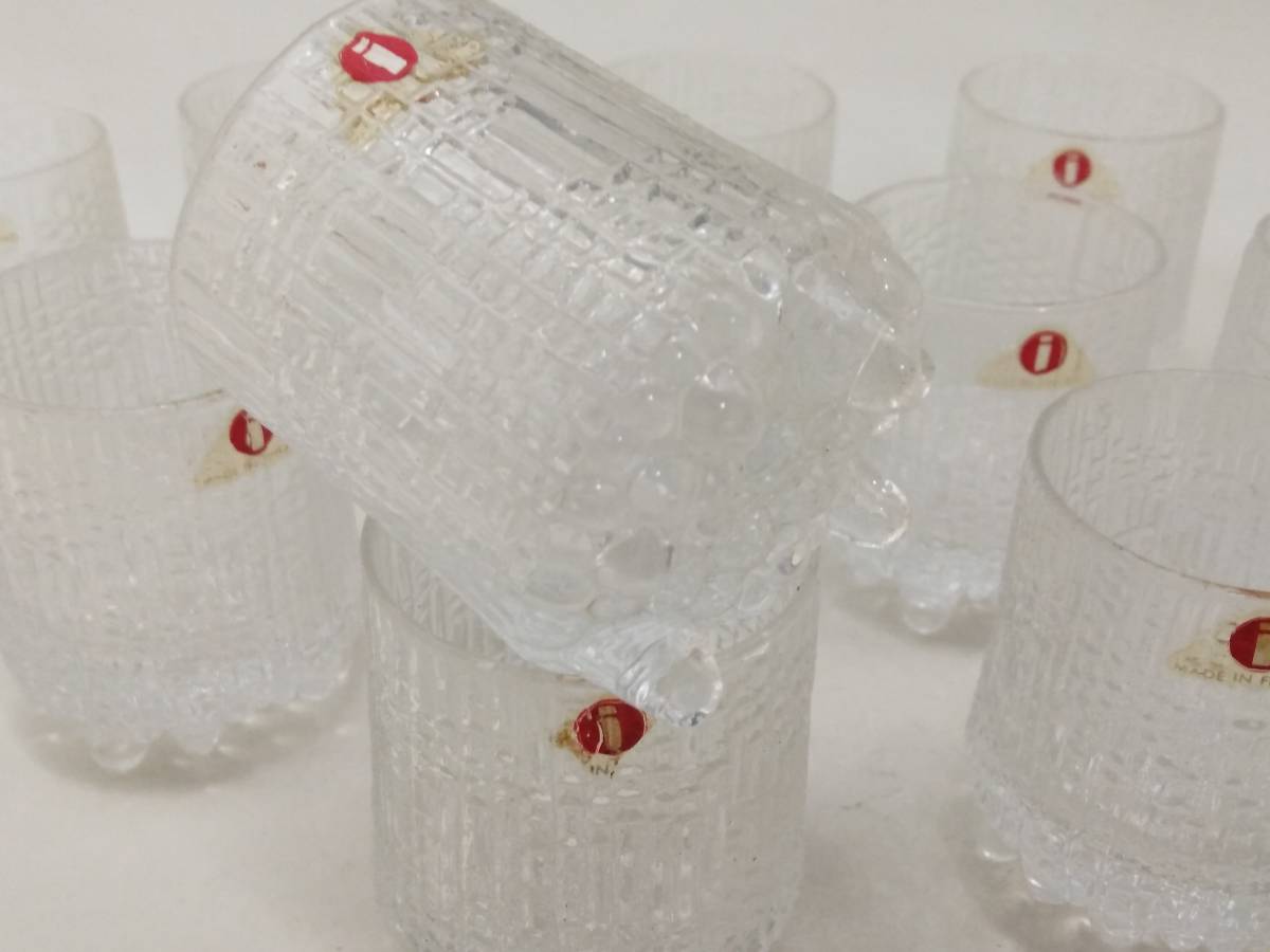 ヴィンテージ 6個　中古★1960～70年代 iittala イッタラ Ultima Thule ショットグラス ウルティマ ツーレ ガラスフィンランド 北欧_画像7