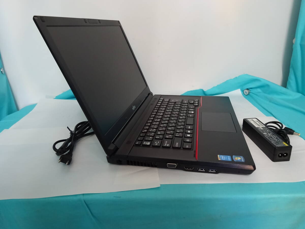 富士通株式会社 品名:LIFEBOOK A574/K 型名:FMVA08004 CPU:i5-4310M 2.70GHz 実装RAM:4GB HDD:320GB DVD-ROM 付属品:アダプタ ジャンク #1_LIFEBOOK A574/K 型名:FMVA08004 ジャンク