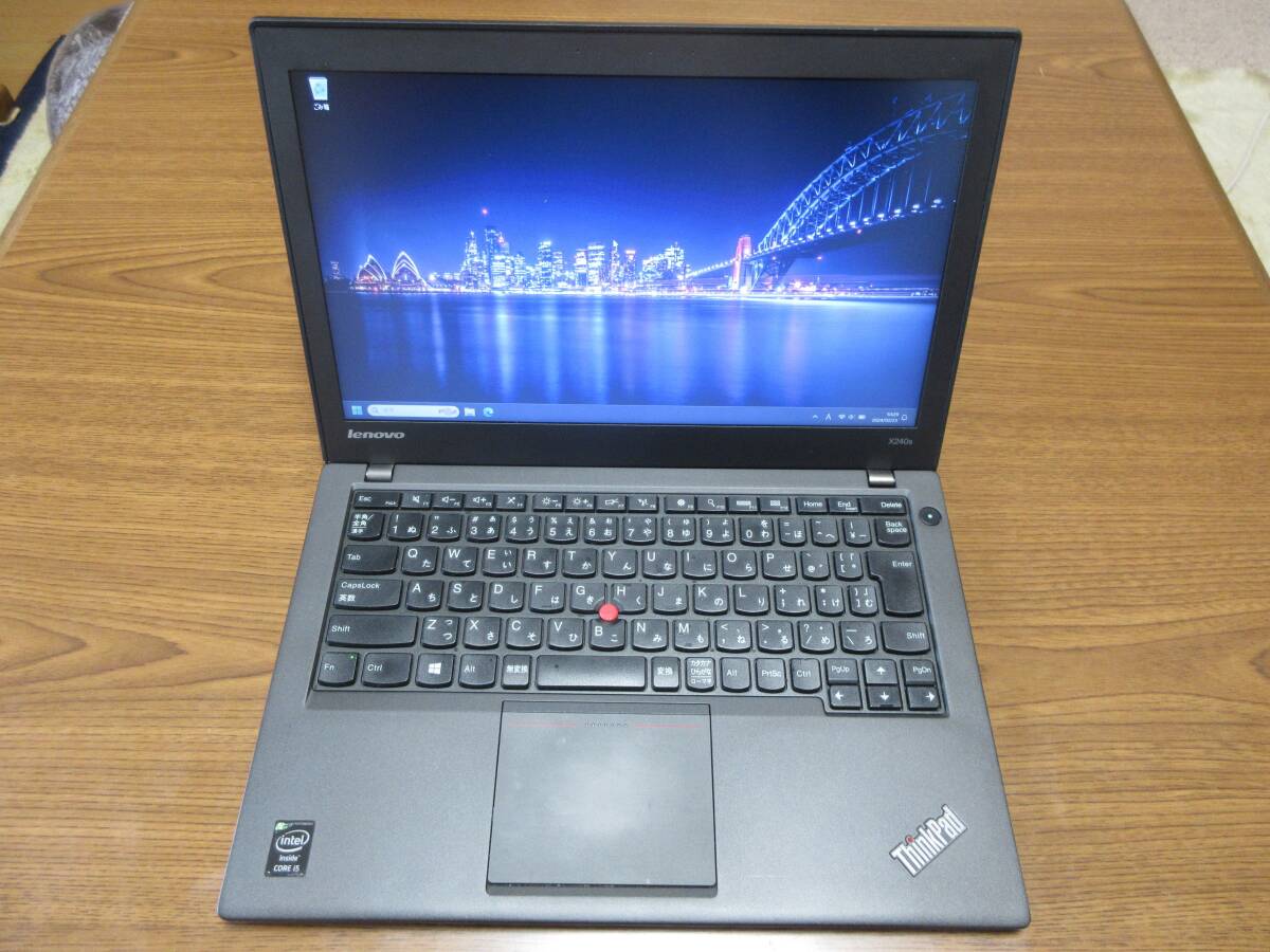 【中古】Lenovo Thinkpad X240S 20AK-A028JP i5-4200U 4GB(PC3L)/120GB(SATA SSD) Windows11Pro_画像1