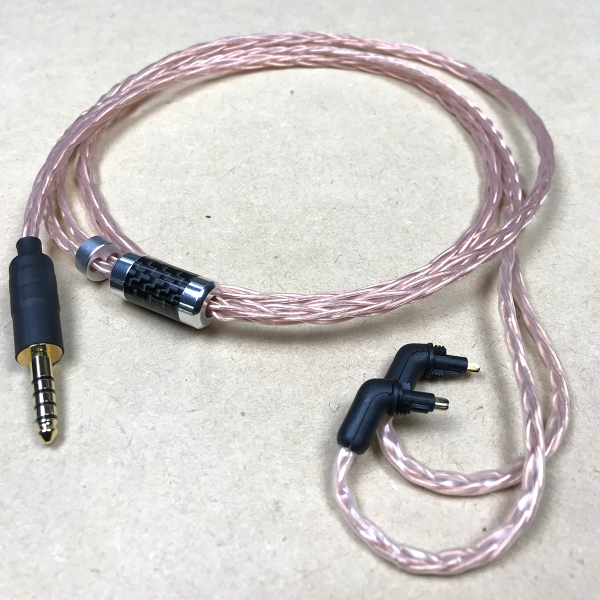 MDR-EX1000用リケーブル 8芯 MOGAMI2944 4.4mm5極 120cm SONY NW-WM1A/NW-WM1Z FiiO M11/X7 MarkⅡ Cayin N6ii/N8 iBasso audio DX160_画像1