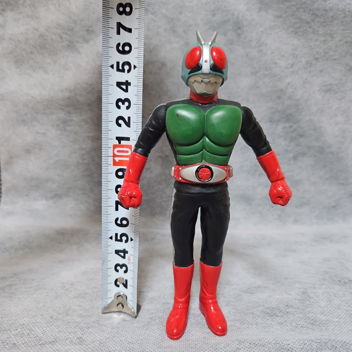 100円スタート！仮面ライダー新2号 1989 ソフビ フィギュア レトロ _画像4