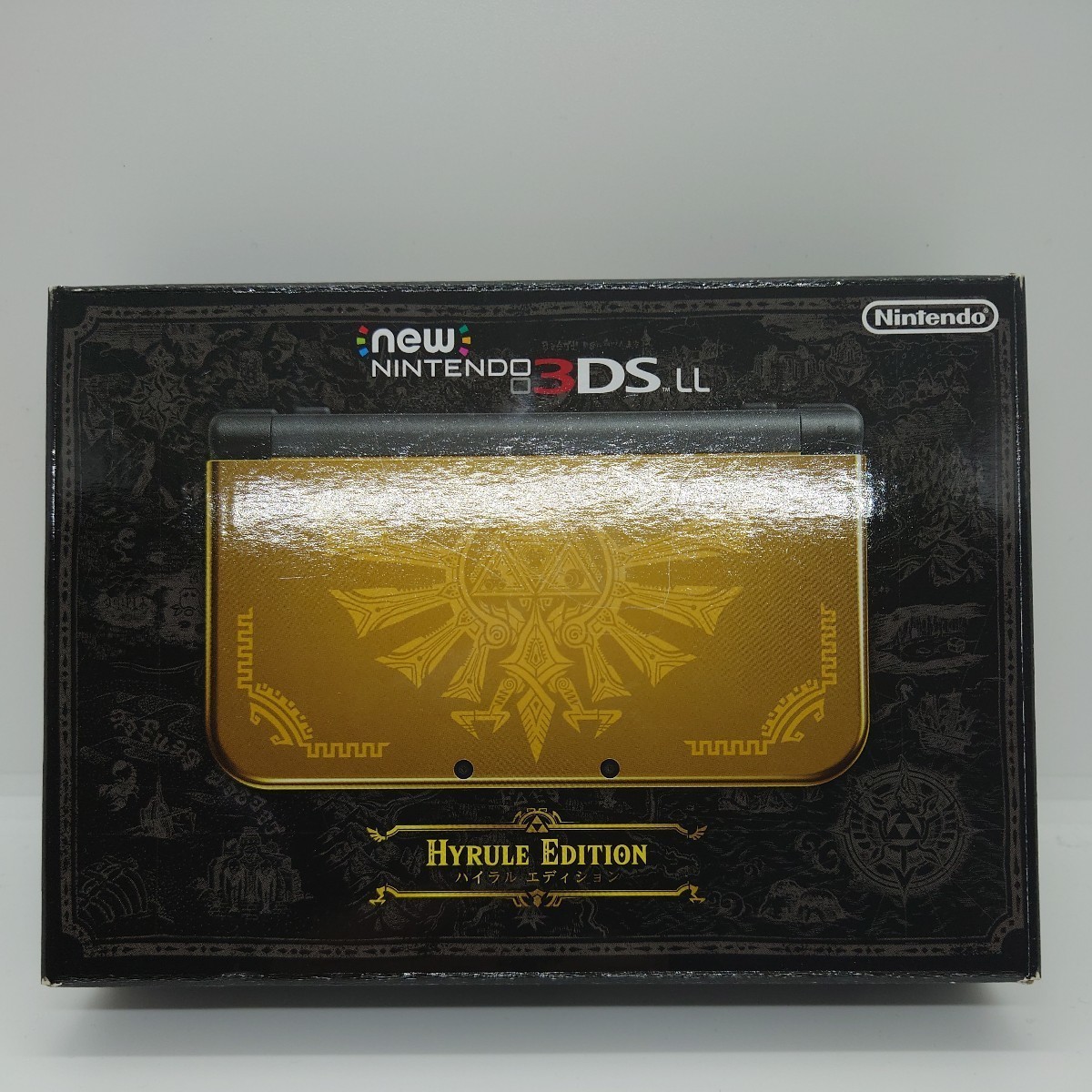 Newニンテンドー3DS LL ハイラル エディション ゼルダの伝説8本内蔵の画像1