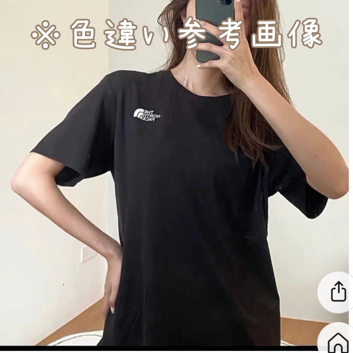 THE NORTH FACEノースフェイスシンプルロゴ半袖TシャツグレーXL