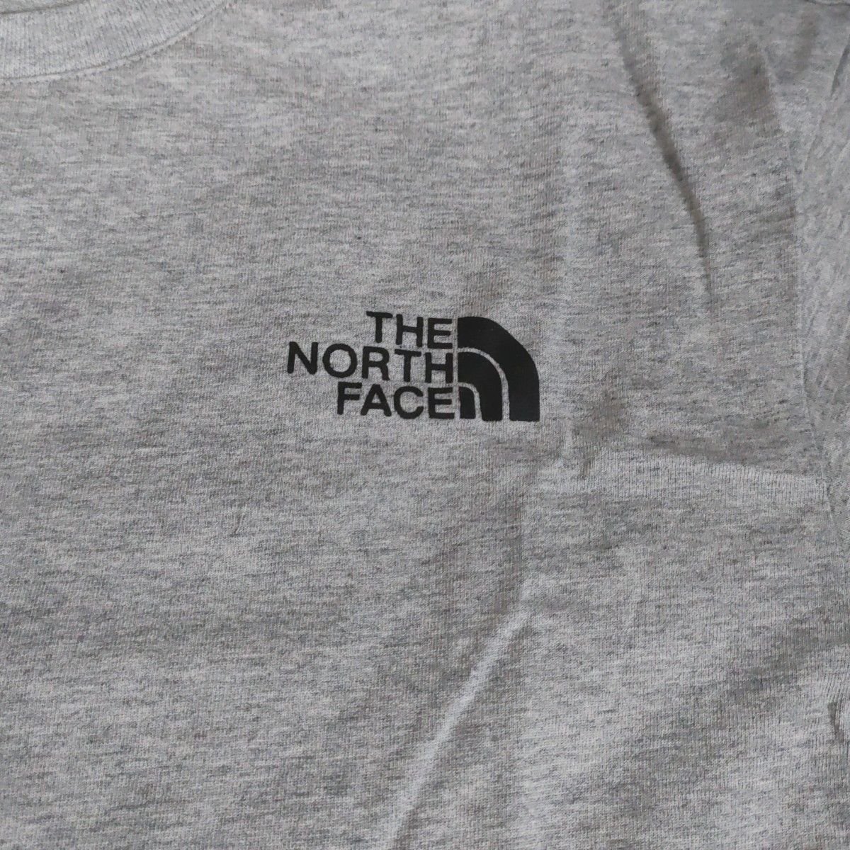 THE NORTH FACEノースフェイスシンプルロゴ半袖TシャツグレーXL