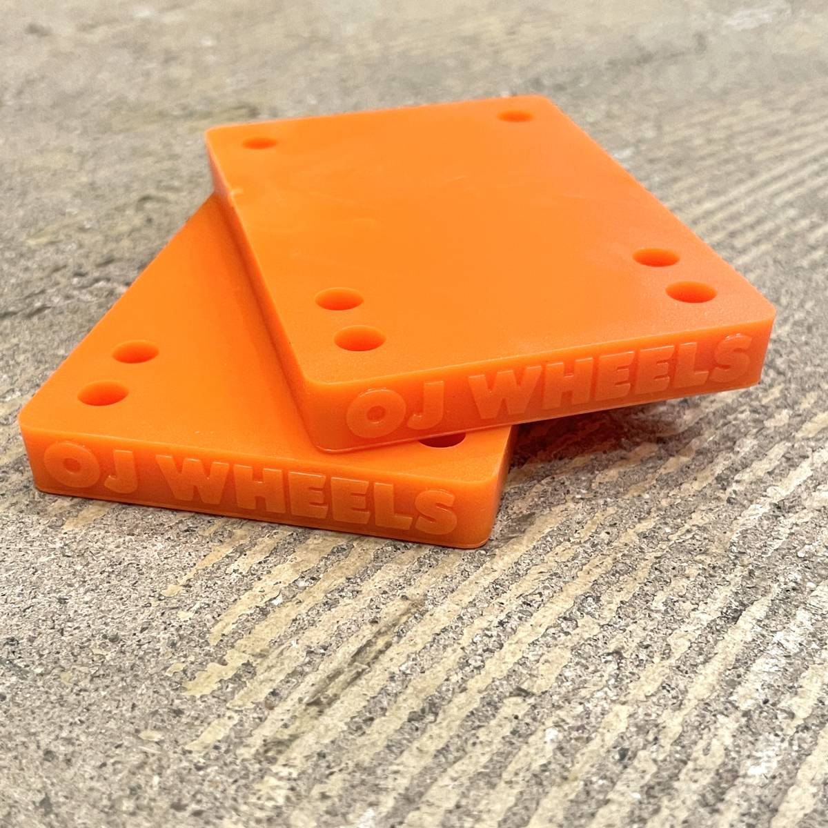 新品 OJ JUICE CUBES RISER 3/8 ORANGE レイザーパッド オージェーウィール オレンジ スケボー スケートボードの画像4