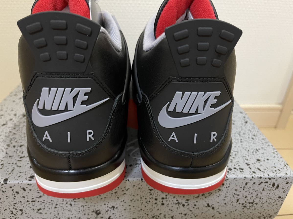 【新品/送料無料/28.5cm】SNKRS Nike Air Jordan 4 Retro Bred Reimaginedナイキ エアジョーダン4 レトロ ブレッド リイマジンド_画像5