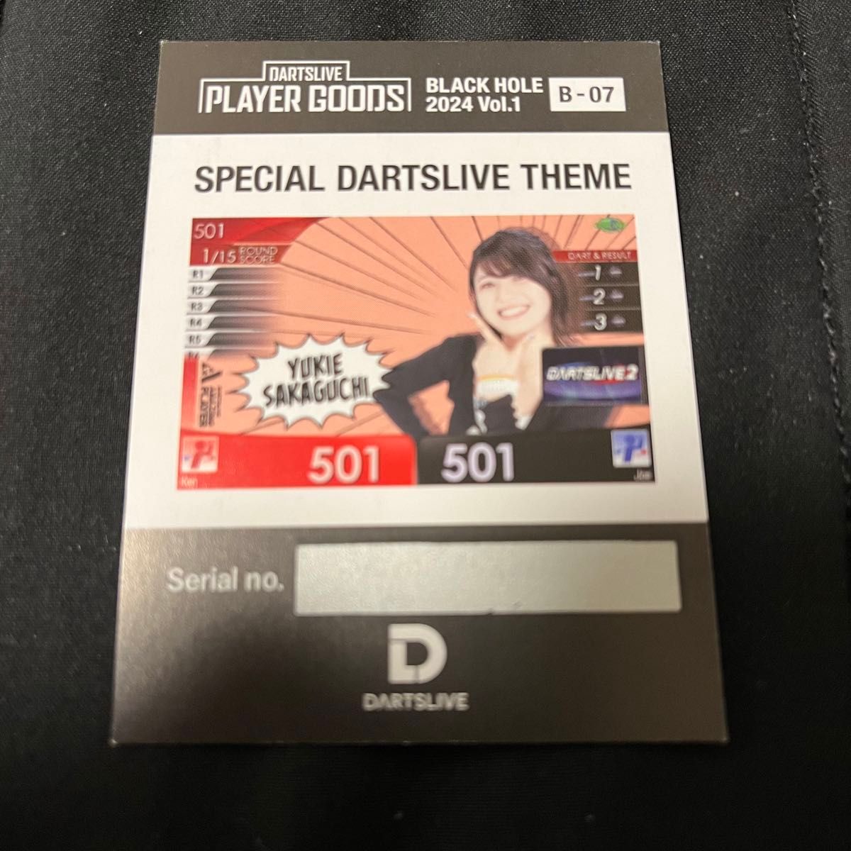 ダーツライブ プレイヤー くじ BlackHole 2024 vol.1 ダーツ - ダーツ