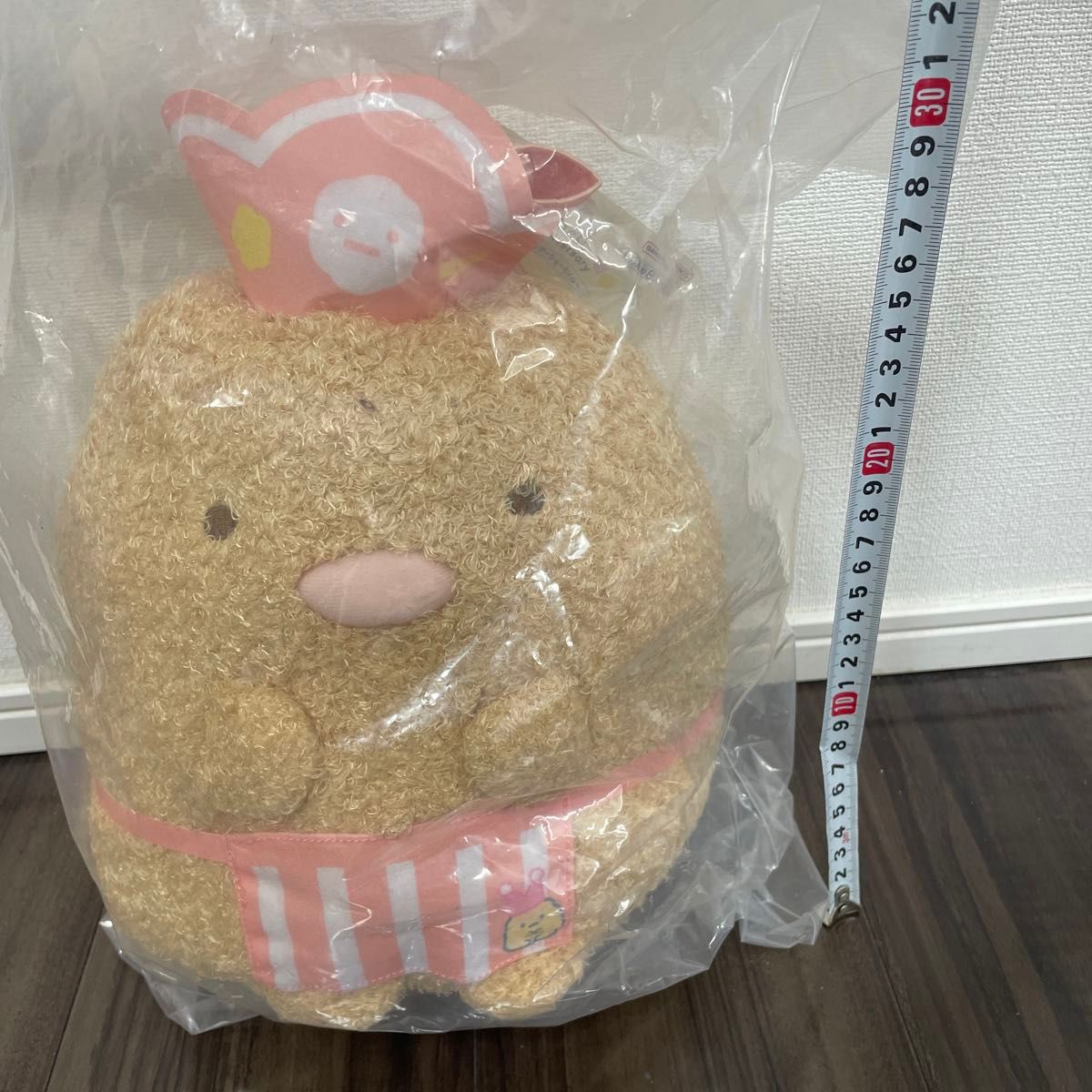 未開封品　すみっコぐらし　一番くじ　4点セット　C賞　ハッピーショータイムとんかつ　ぬいぐるみ　F賞タオル　G賞　ラバークリップ　