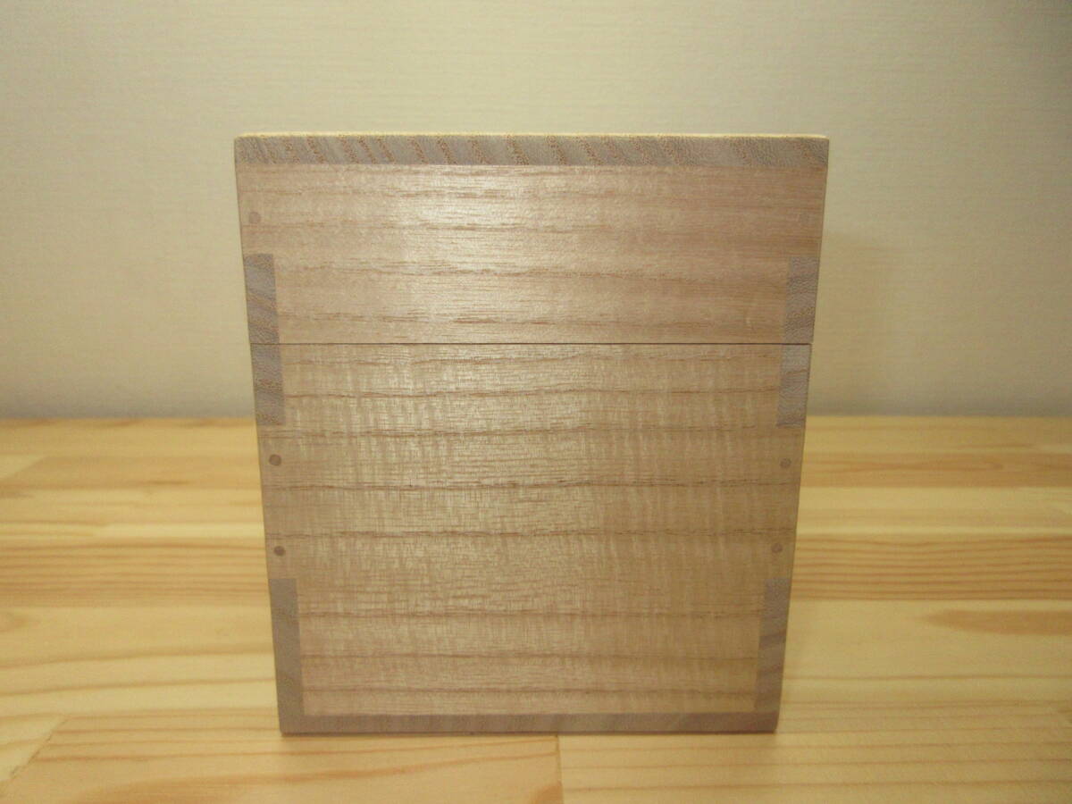 【格安saleスタート】 逢絢亭・新品】茶道具 水屋道具 三ツ入茶通箱 表流好 木地 木製 木工、竹工芸