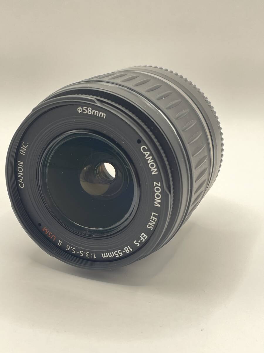 ★良品★ Canon キヤノン CANON ZOOM LENS EF-S 18-55mm F3.5-5.6 II USM L-0108の画像1