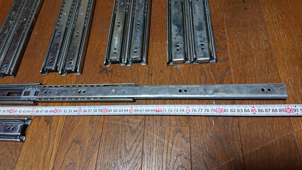 中古スライドレール　450－900ミリ？　5組_画像3