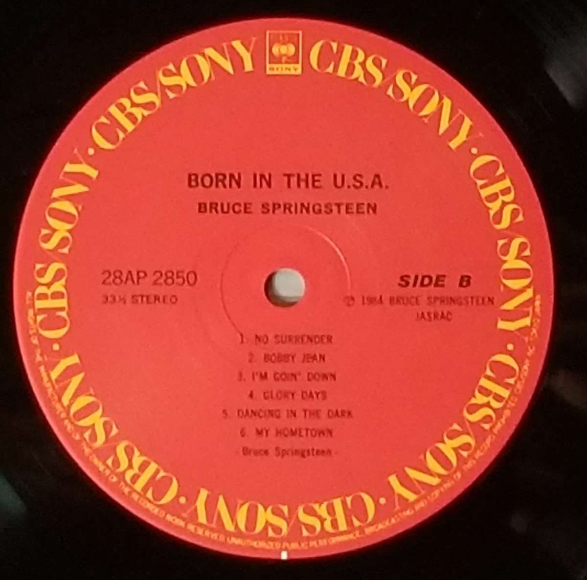 BRUCE SPRINGSTEEN/ BORN IN THE U S A/中古レコードの画像9