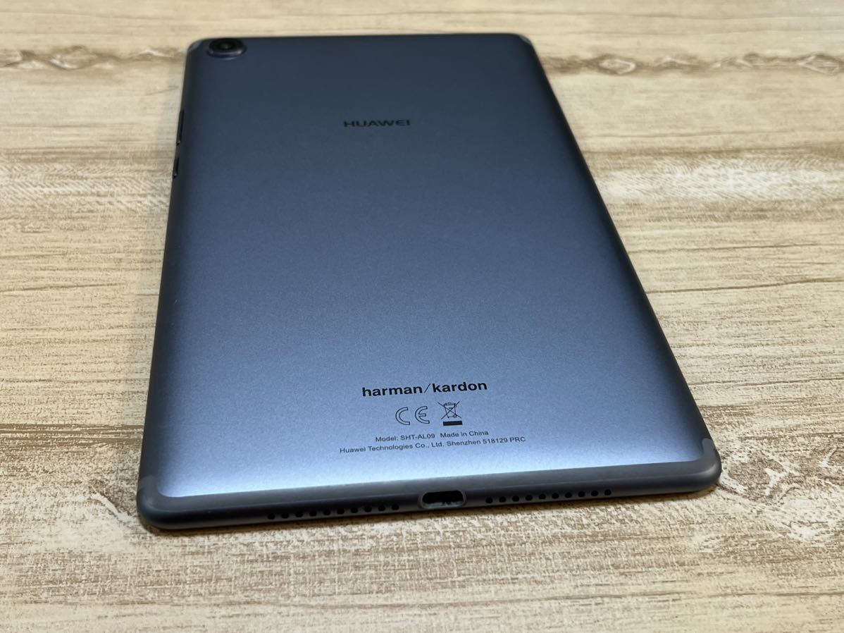 美品 HUAWEI SIMフリー MediaPad M5 LTE モデル 32GB 4GB SHT-AL09 スペースグレイの画像5