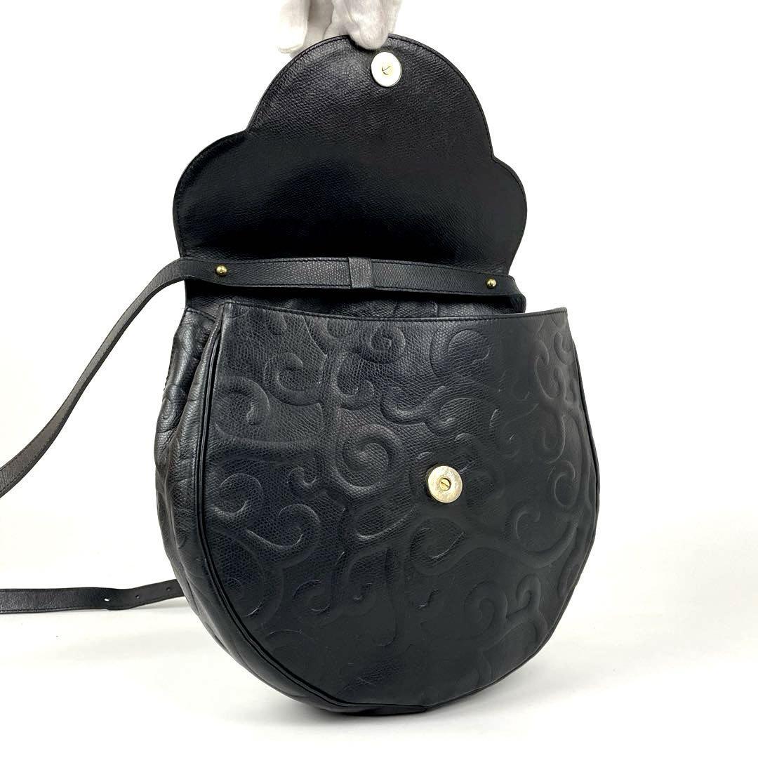 【激レア・極美品】 イヴサンローラン カサンドラ 唐草模様 ショルダーバッグ 美品 Yves Saint Laurent イヴサンローラン ショルダーバッグ