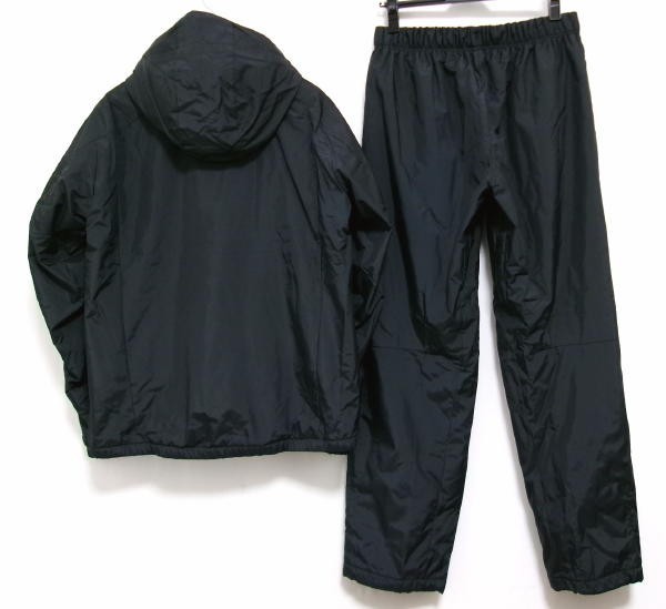 新品★DESCENTE デサント★Move Sport エクスプラスサーモ ウインドブレーカージャケット&パンツ★上下セット★吸湿発熱 はっ水 防風★黒 Mの画像2