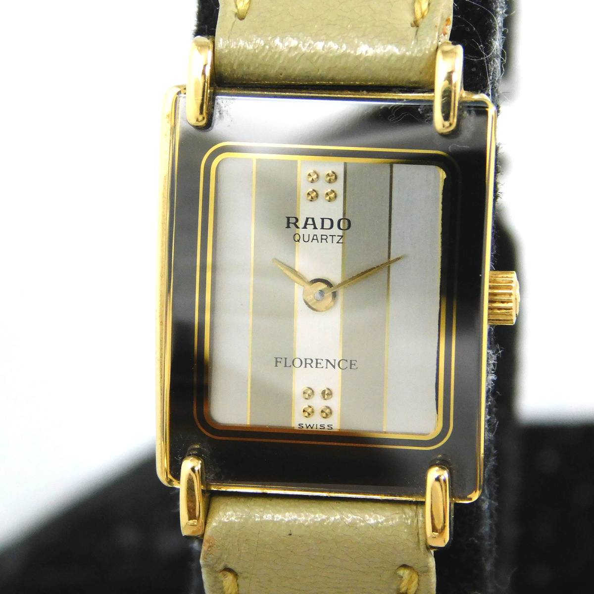 稼働〇 ラドー フローレンス 153.3448.2 レディース 腕時計 クオーツ RADO FLORENCE E629_画像10