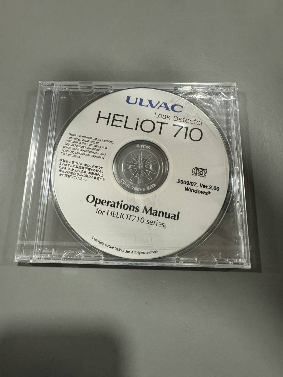緊急大幅値下げ 作業手順書IT-01 ULVAC アルバック HELIOT 710