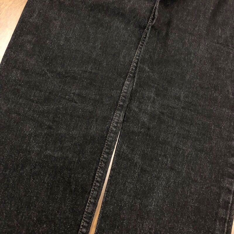 【FB071】日本製 Levi's 626 W28 ブラック ジーンズ ジーパン デニムパンツ 黒色 ブランド古着 リーバイス 626 送料無料_画像10