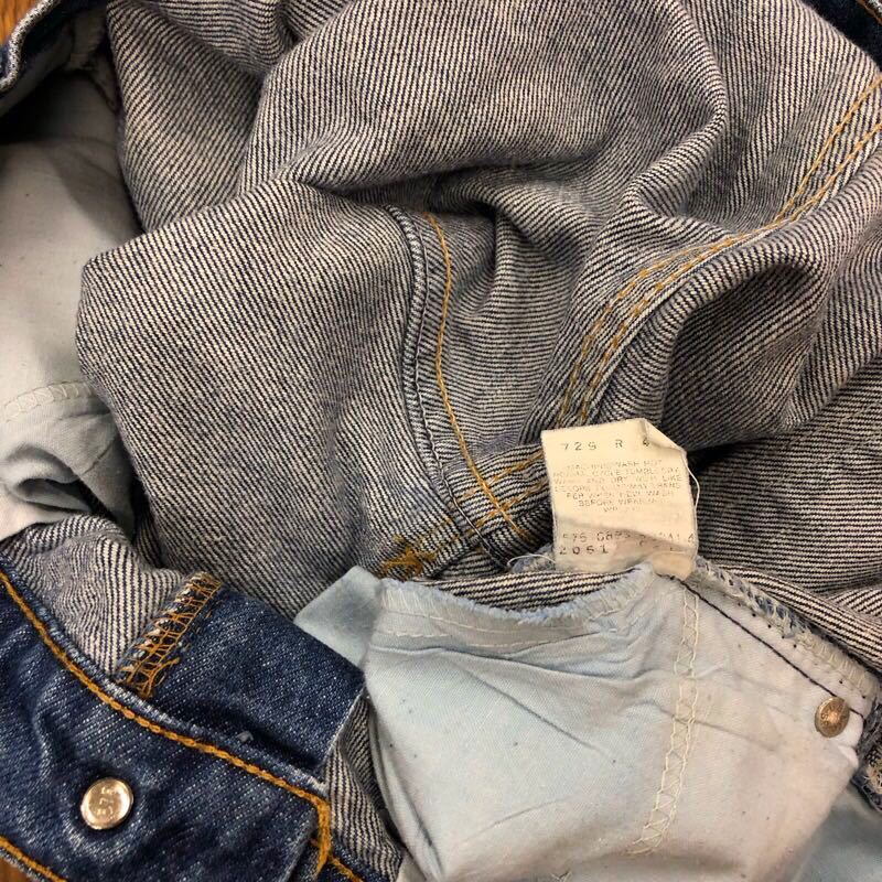 【FB081】USA製 Levi's W38 L31 ブーツカット ジーンズ ジーパン デニムパンツ メンズブランド古着 リーバイス 米国製 送料無料の画像7