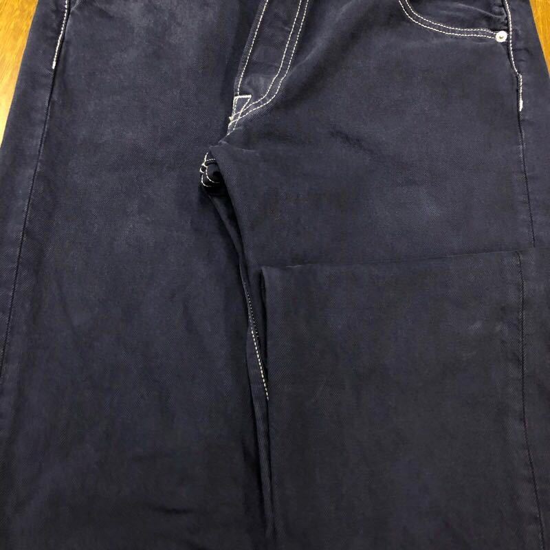 【FB155】Levi's 501 W36 L34 後染め 製品染め ネイビー ジーンズ ジーパン デニムパンツ DYEパンツ ブランド古着 リーバイス501 送料無料_画像8