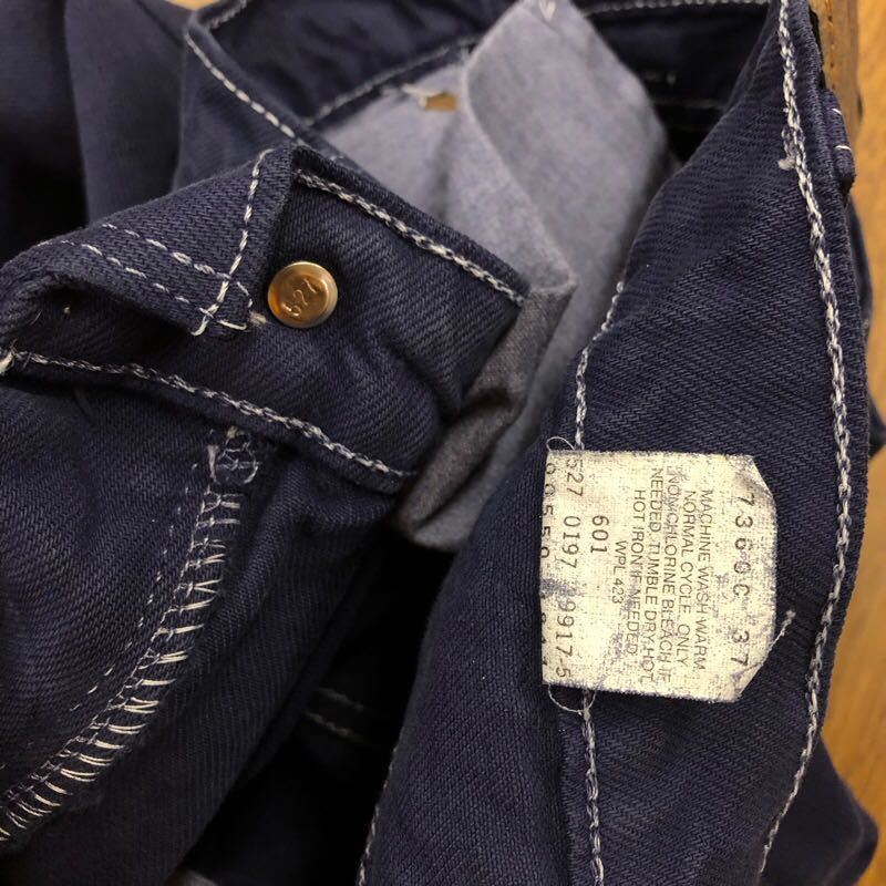 【FB161】USA製 Levi's 550 W36 L30 後染め 製品染め ネイビー ジーンズ ジーパン デニムパンツ DYE ブランド古着 リーバイス501 送料無料_画像7