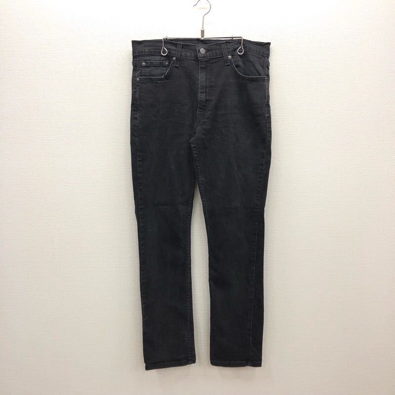 【FB257】Levi's 511 W36 L32 ブラック ジーンズ ジーパン デニムパンツ ストレッチ生地 黒色 メンズブランド古着 リーバイス511 送料無料_画像2