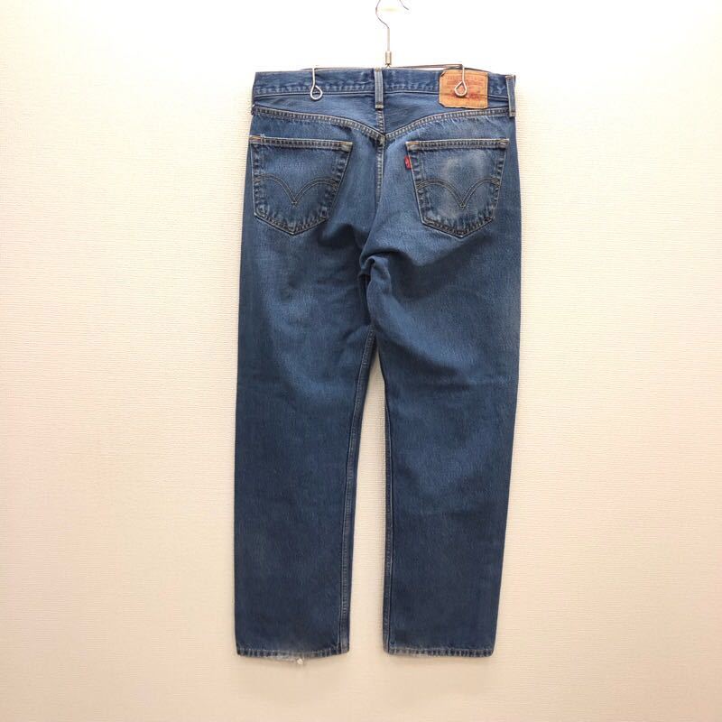 【FB407】Levi's 501 W35 L33 定番ストレート ジーンズ ジーパン デニムパンツ メンズブランド古着 リーバイス501 送料無料_画像3