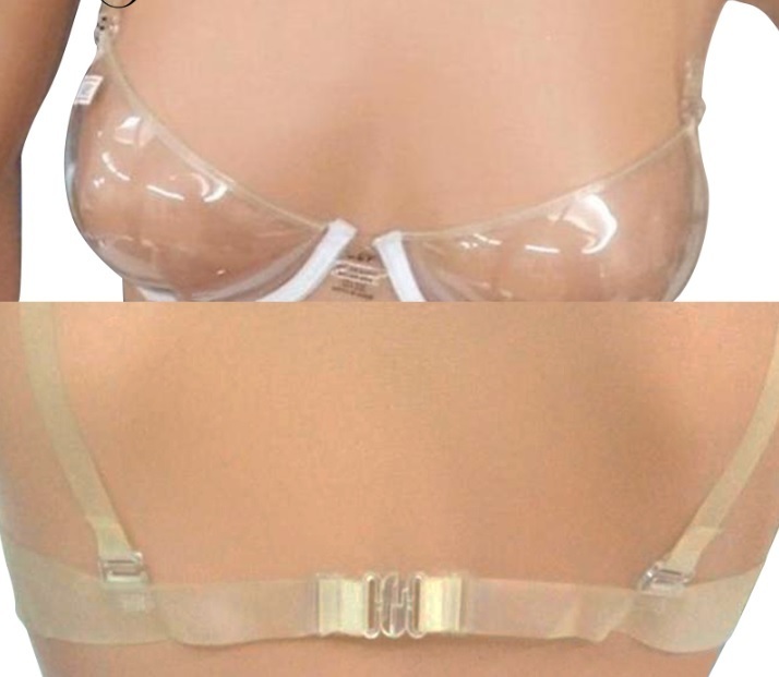 激レア！着けてないような透明ブラジャー 透けブラ コスプレやセクシー衣装に最適！サイズ B34 の画像3